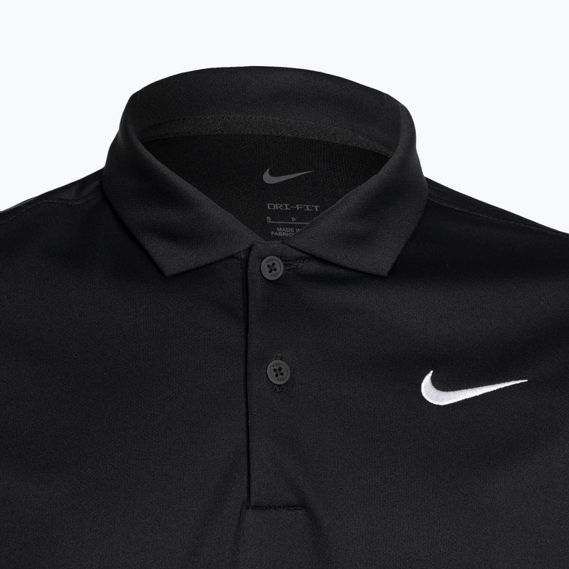 Férfi Nike Court Dri-Fit Polo Solid fekete/fehér teniszpóló 3