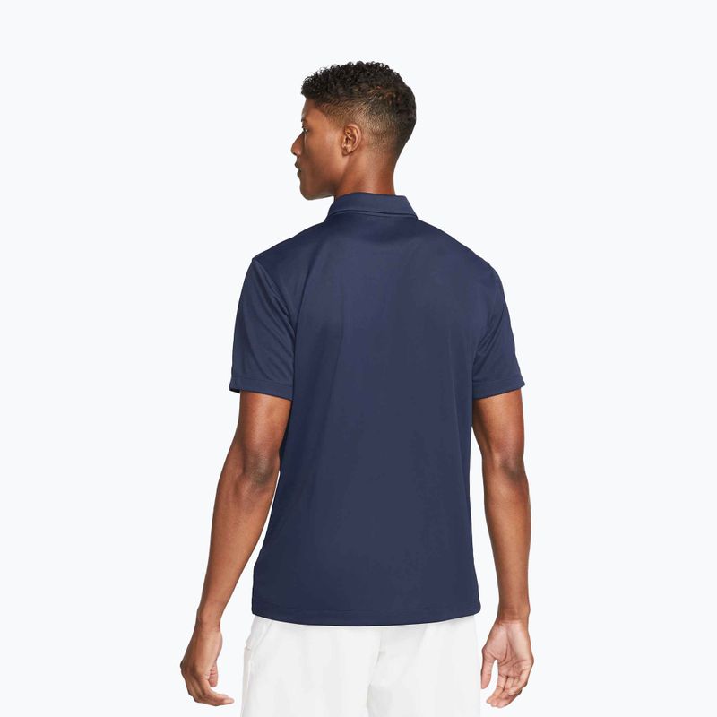 Férfi teniszpóló Nike Court Dri-Fit Polo Solid obsidian/white 3