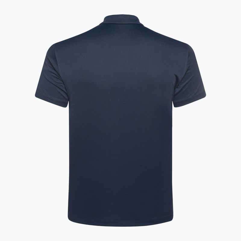 Férfi Nike Court Dri-Fit Polo Egyszínű obszidián/fehér teniszpóló 2