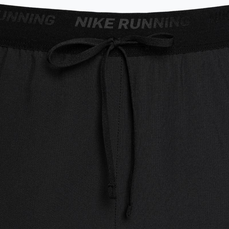Férfi Nike Dri-Fit Stride 5" rövidnadrág bélelt futónadrág fekete/fekete 3