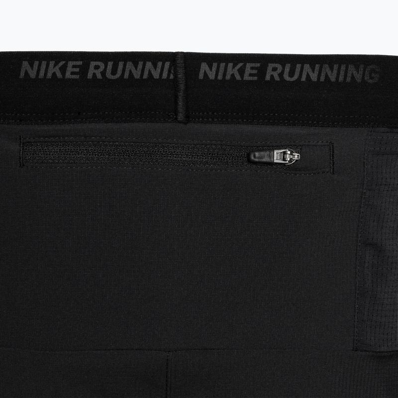 Férfi Nike Dri-Fit Stride 5" rövidnadrág bélelt futónadrág fekete/fekete 5