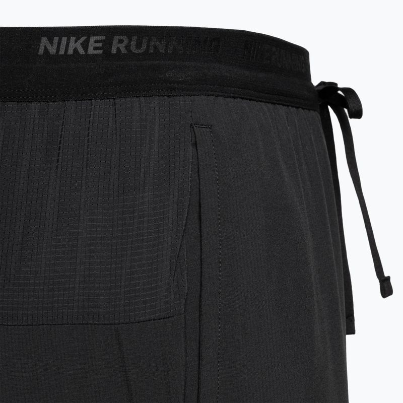 Férfi Nike Dri-Fit Stride 5" rövidnadrág bélelt futónadrág fekete/fekete 6