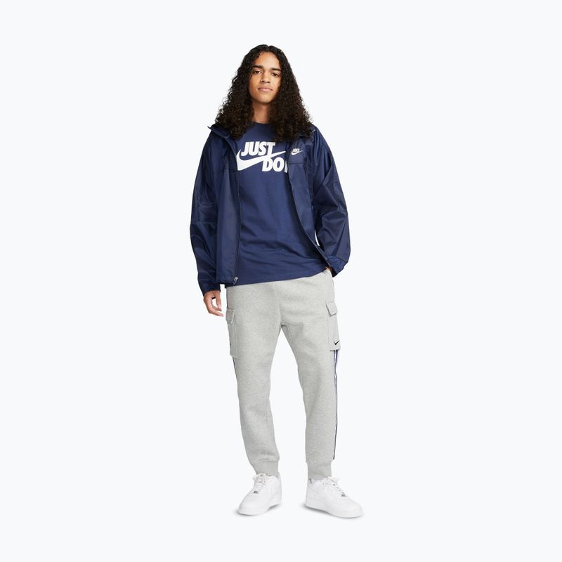 Férfi póló Nike Sportswear JDI midnight navy/white 2