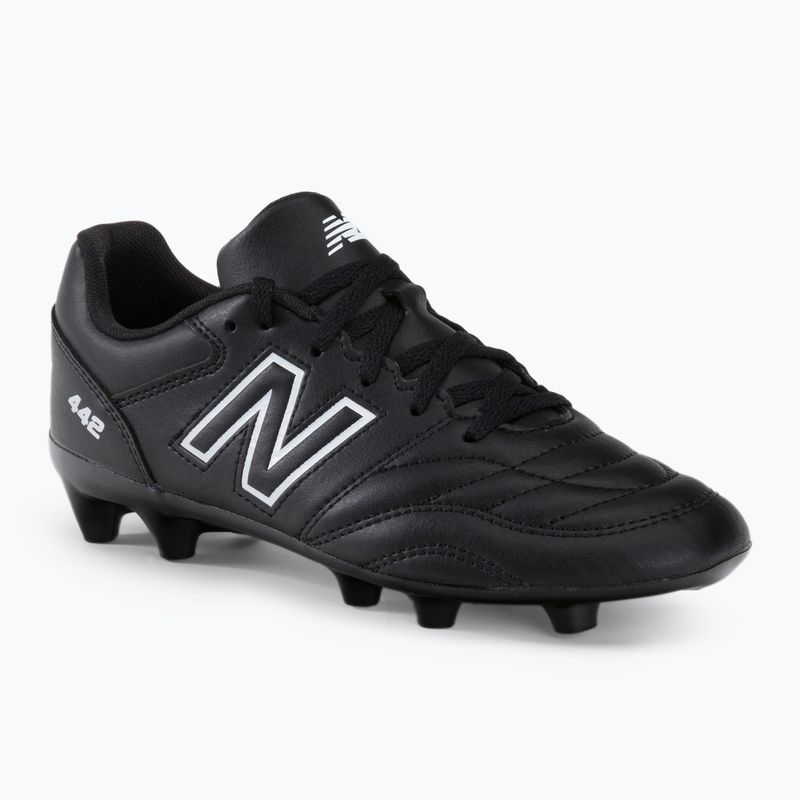 New Balance 442 V2 Academy FG gyermek labdarúgócipő fekete JS43FBK2.M.035