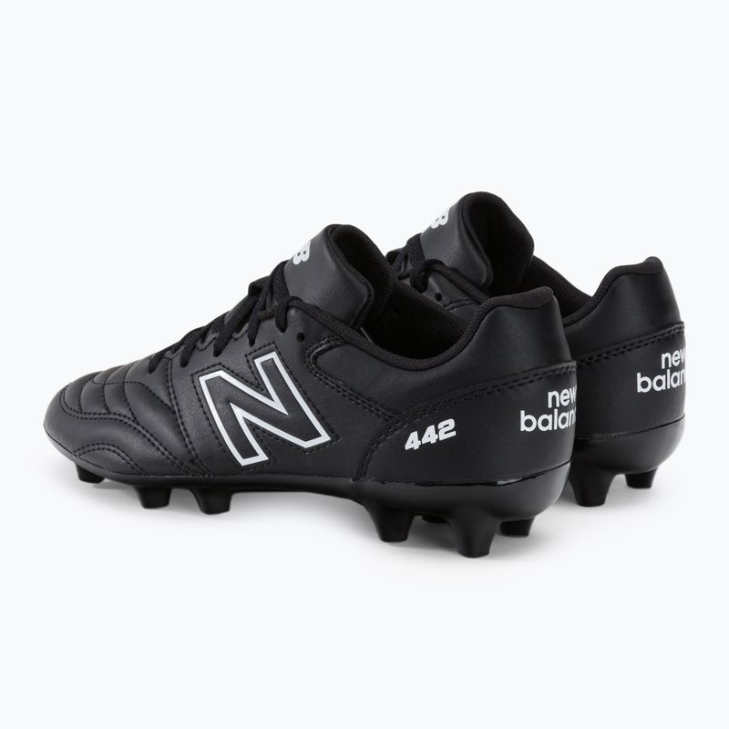 New Balance 442 V2 Academy FG gyermek labdarúgócipő fekete JS43FBK2.M.035 3