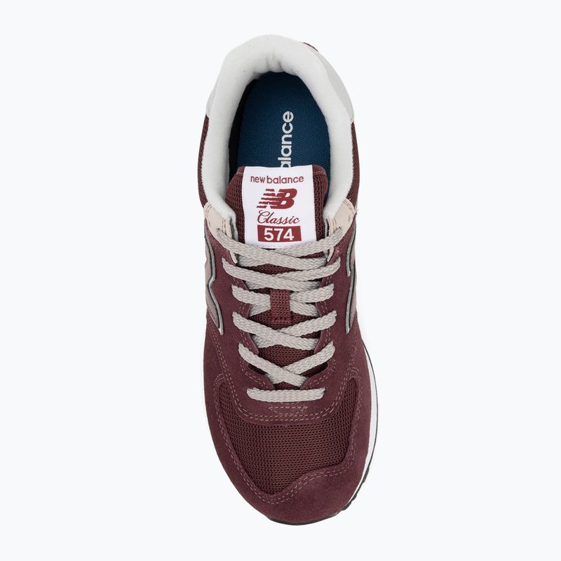 New Balance Classic 574's V3 Wide bordó férfi cipő New Balance Classic 574's V3 Wide bordó férfi cipő 5