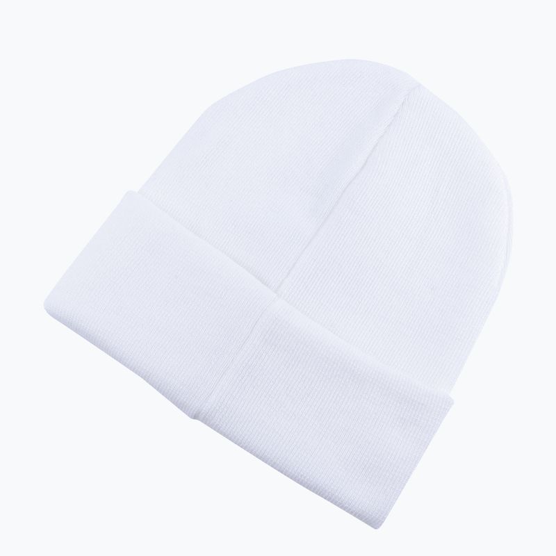 Női téli sapka New Balance Knit Cuffed Beanie hímzett fehér NBLAH13032WT 5