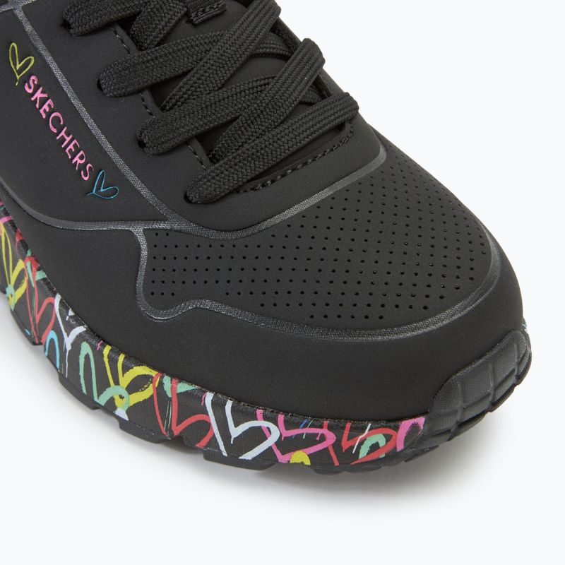 Gyerekcipő SKECHERS Uno Lite Lovely Luv black/multicolor 7