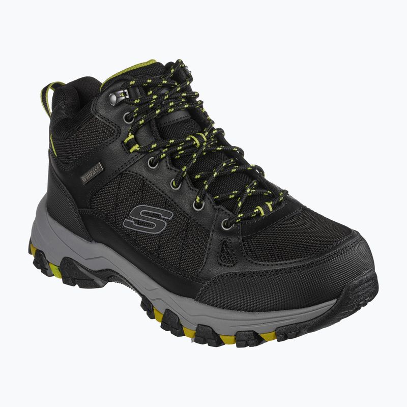 SKECHERS Selmen Melano férfi túracipő fekete 7