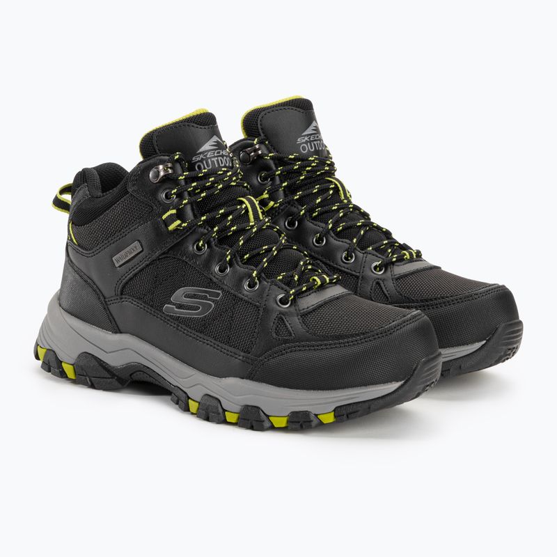 SKECHERS Selmen Melano férfi túracipő fekete 4