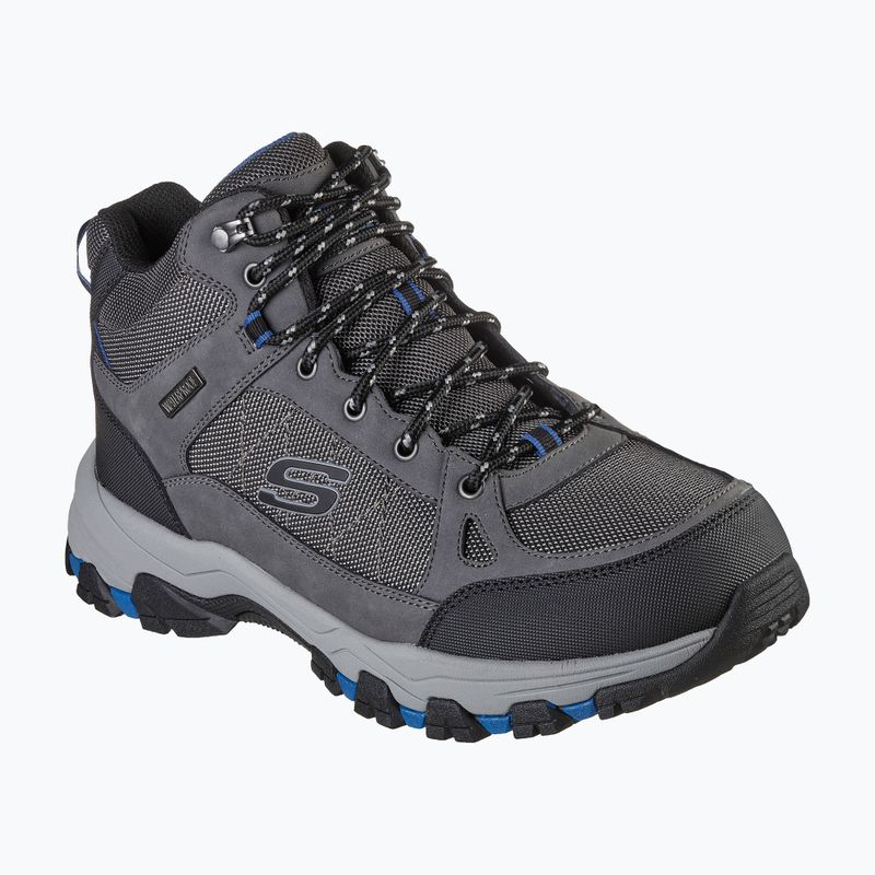 SKECHERS Selmen Melano szürke férfi trekking cipő 7