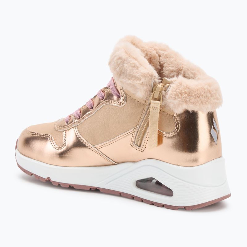 Gyerekcipő SKECHERS Uno Cozy On Air rose gold 3