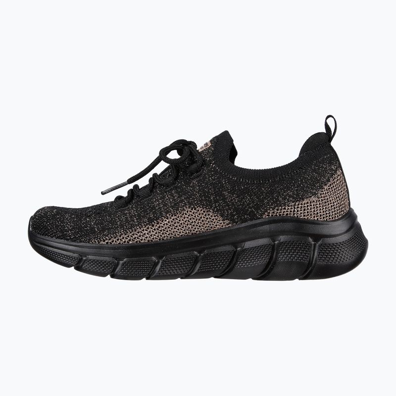 Női SKECHERS Bobs B Flex Fall Sparks fekete/arany tornacipő 9