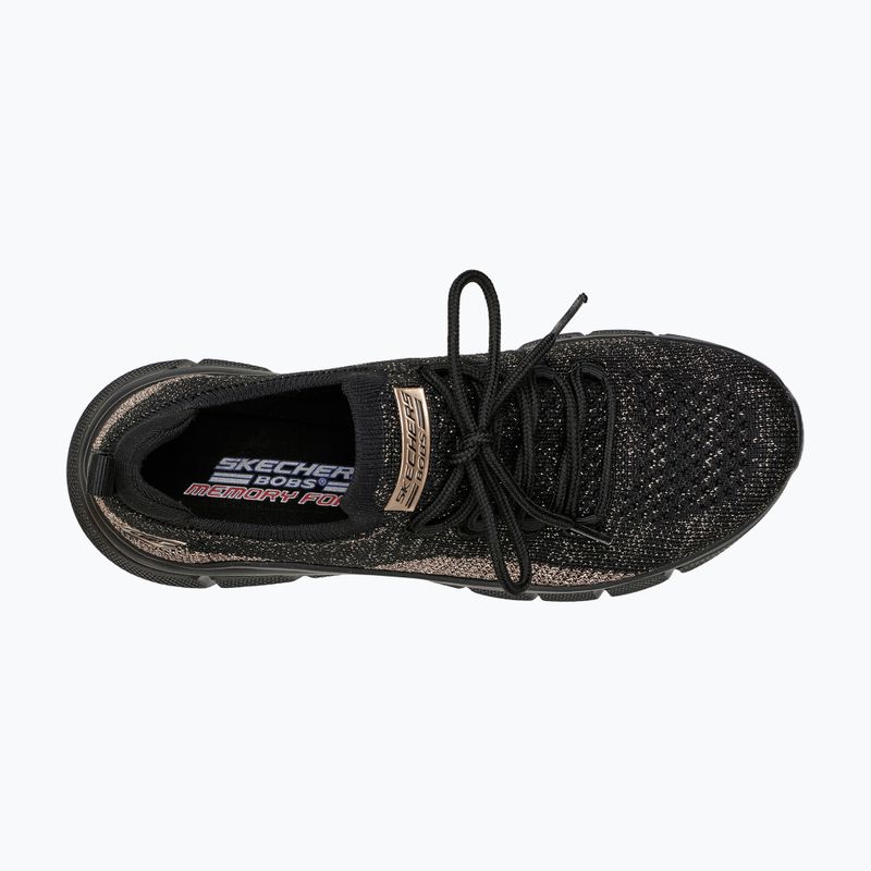 Női SKECHERS Bobs B Flex Fall Sparks fekete/arany tornacipő 11