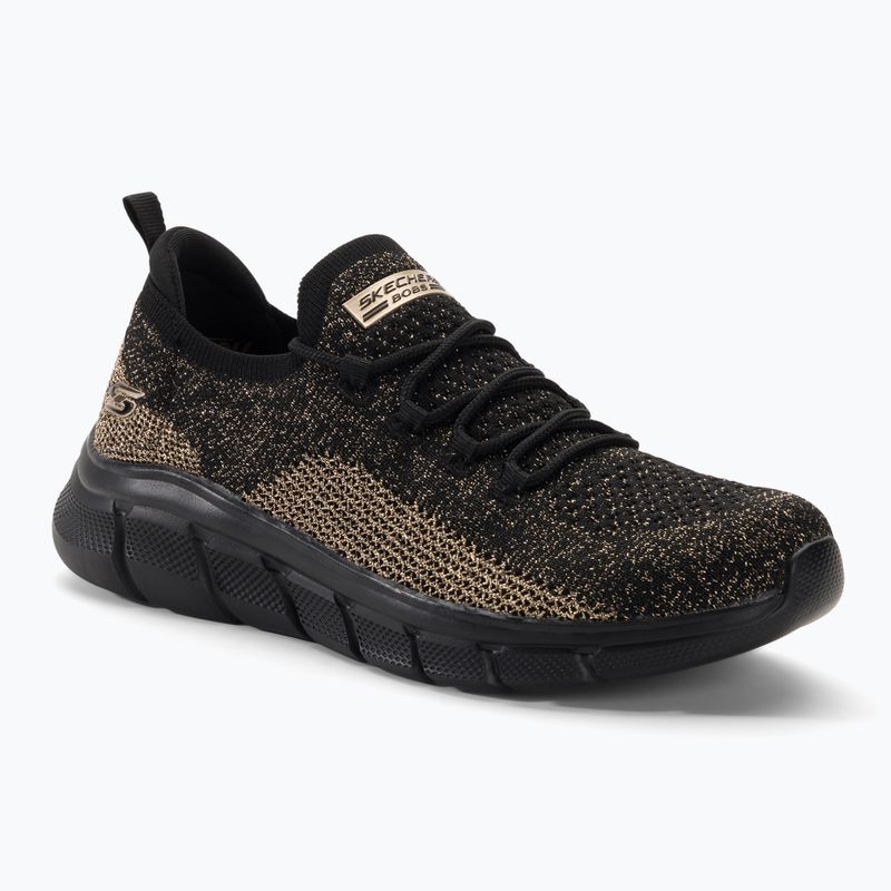 Női SKECHERS Bobs B Flex Fall Sparks fekete/arany tornacipő