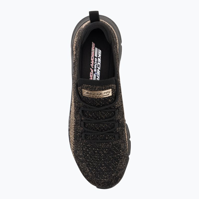 Női SKECHERS Bobs B Flex Fall Sparks fekete/arany tornacipő 6