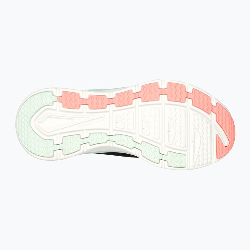 Női SKECHERS D'Lux Walker Let It Glow fekete/menta tornacipők 10