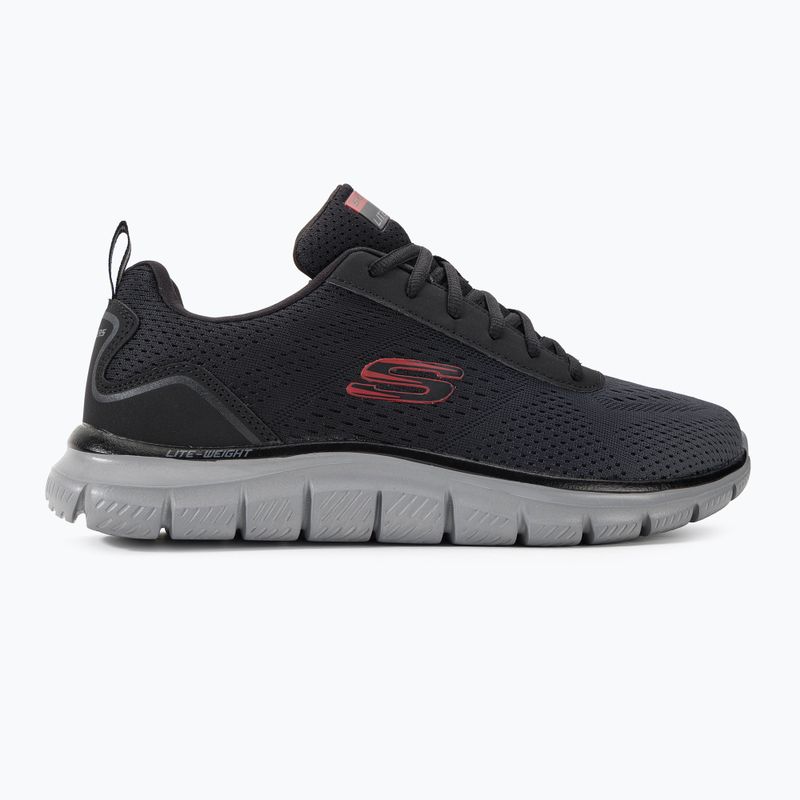 SKECHERS Track Ripkent férfi edzőcipő fekete/szürke 2