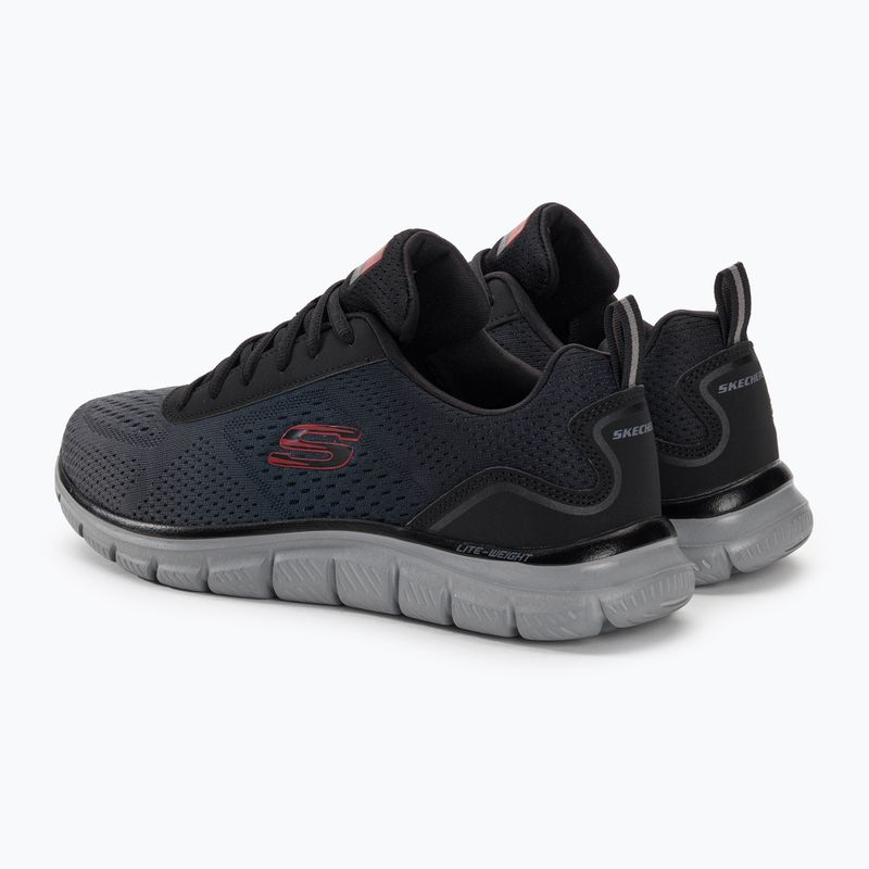 SKECHERS Track Ripkent férfi edzőcipő fekete/szürke 4