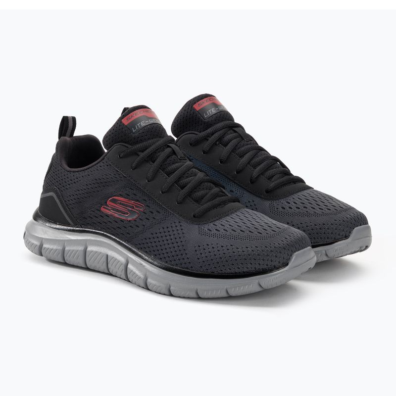 SKECHERS Track Ripkent férfi edzőcipő fekete/szürke 5
