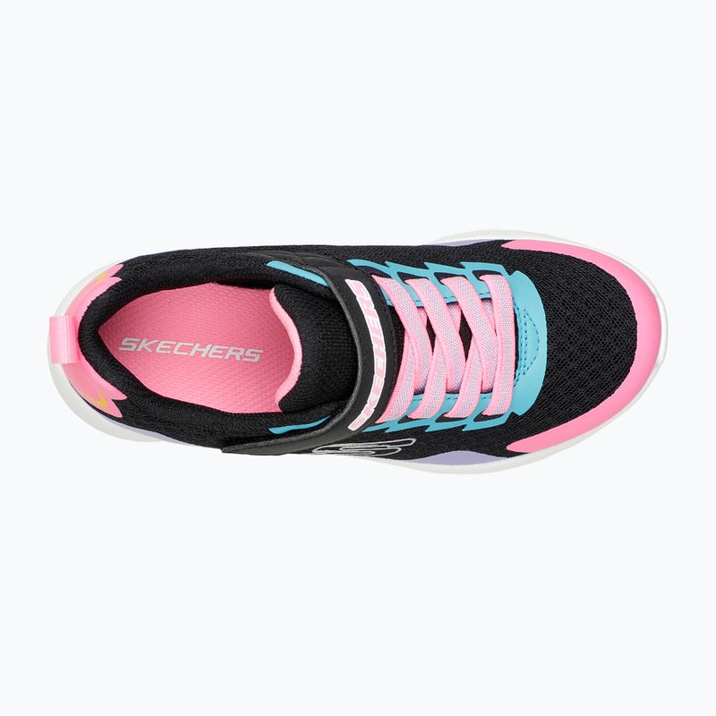 SKECHERS Microspec Bright Retros fekete/multi gyermek edzőcipő 15