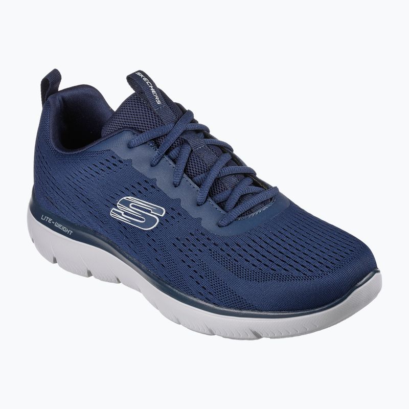 SKECHERS Summits Torre navy/gray férfi edzőcipő 7