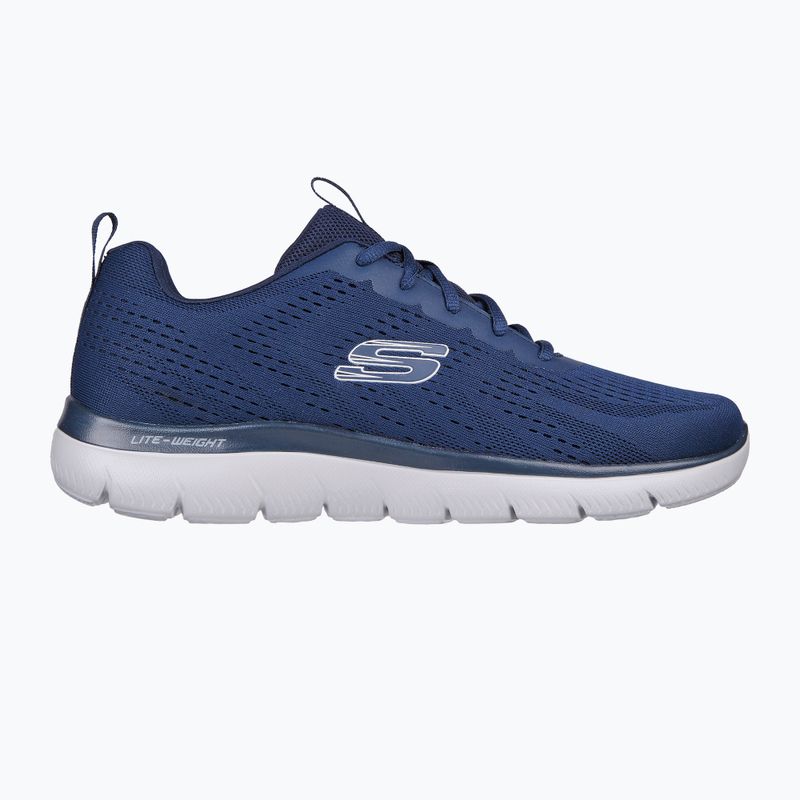 SKECHERS Summits Torre navy/gray férfi edzőcipő 8