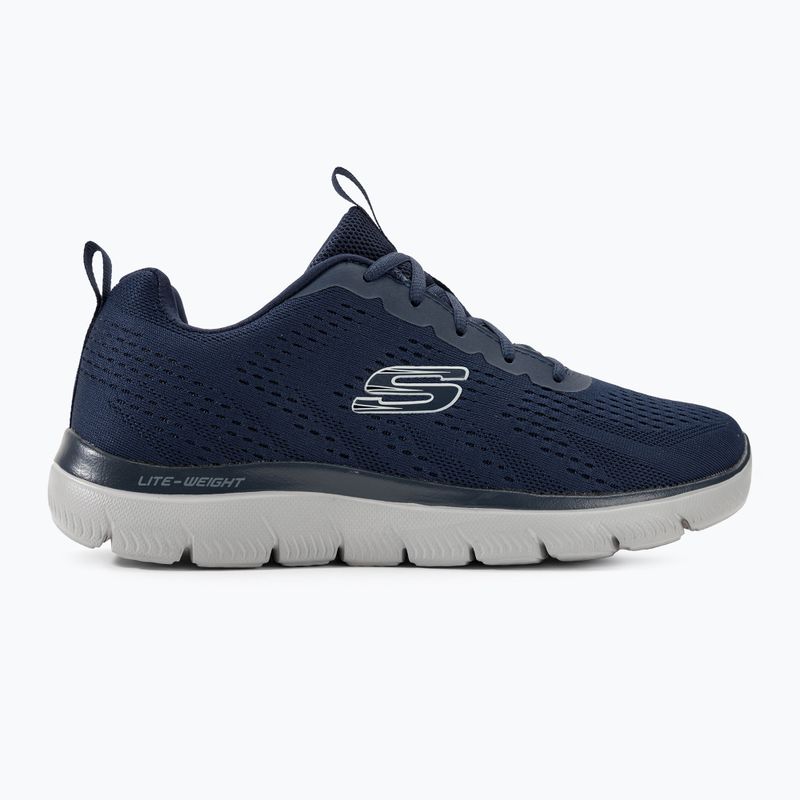 SKECHERS Summits Torre navy/gray férfi edzőcipő 2