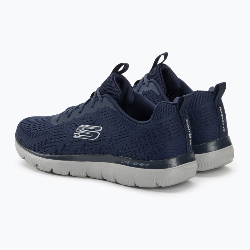 SKECHERS Summits Torre navy/gray férfi edzőcipő 3