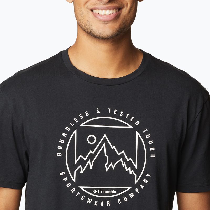 Columbia Rapid Ridge Graphic férfi trekking póló fekete 1888813020 4