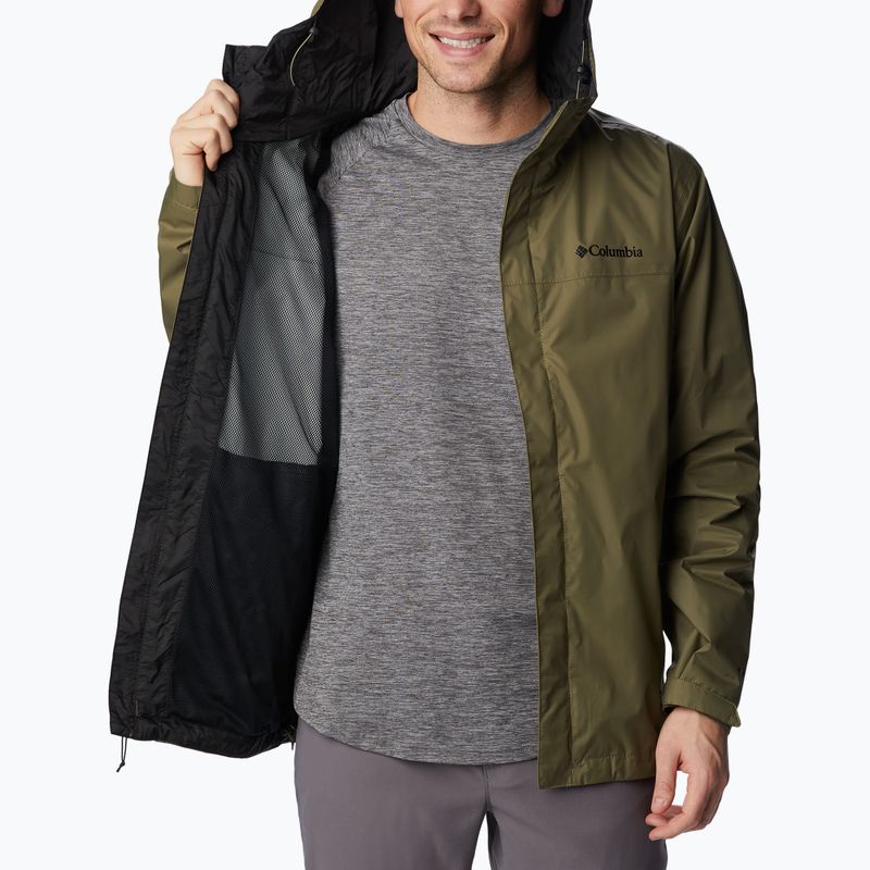 Férfi esőkabát Columbia Watertight II stone green 6