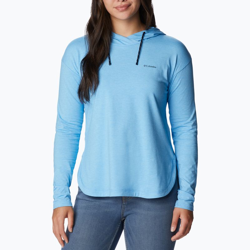 Columbia női trekking pulóver Sun Trek EU kapucnis pulóver kék 1981541