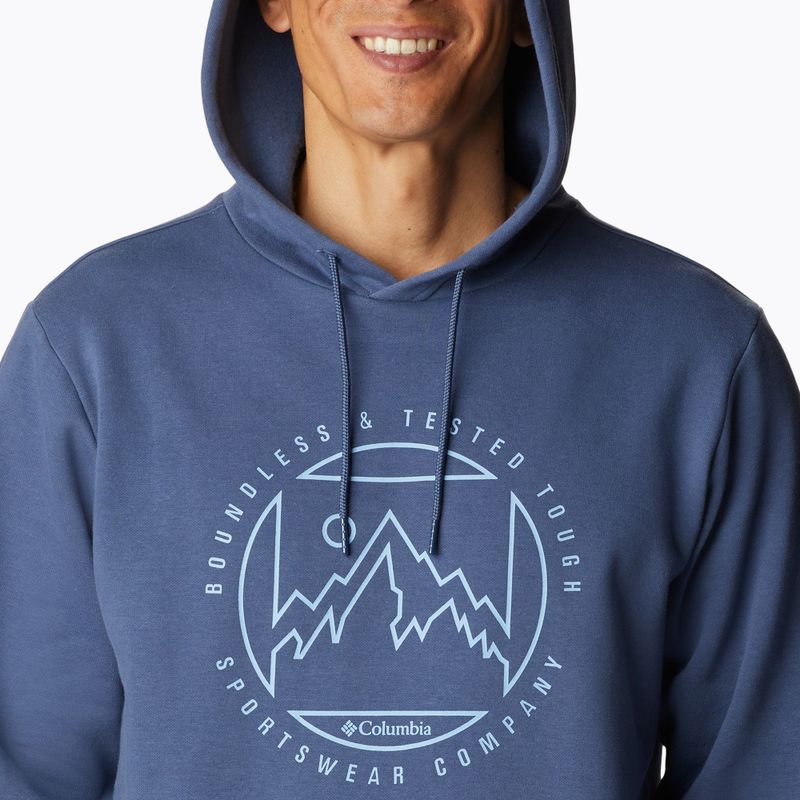 Columbia CSC Graphic Hoodie férfi trekking pulóver sötétkék 2040621 5