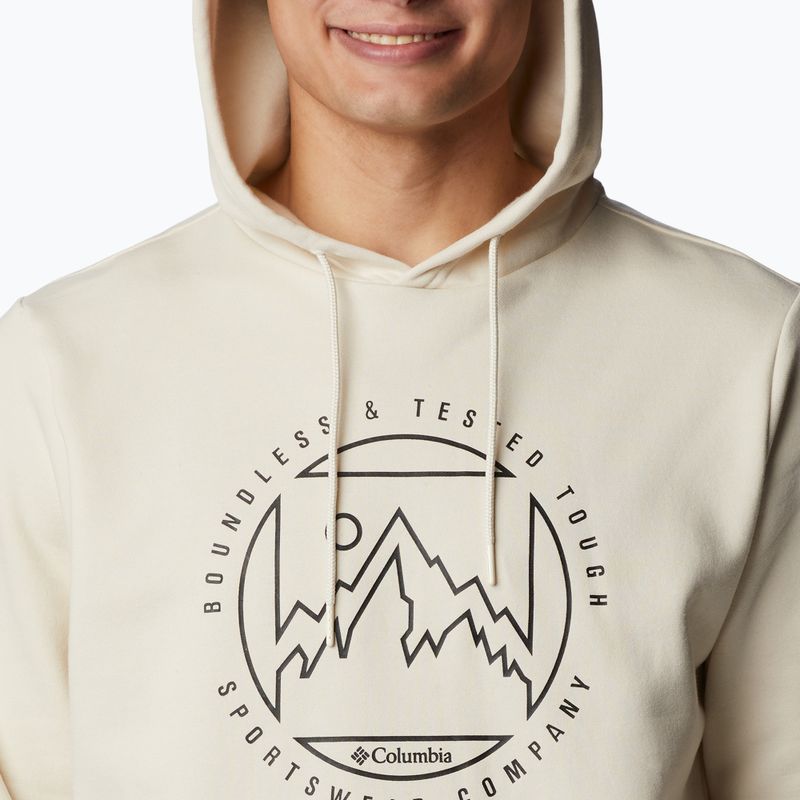 Columbia CSC Graphic Hoodie férfi trekking pulóver bézs 2040621 5