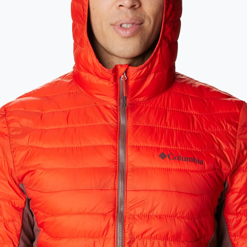 Columbia Powder Pass kapucnis férfi hibrid kabát piros 1773271839 6
