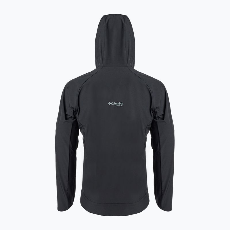 Columbia Platinum Peak férfi softshell kabát fekete 2034431010 2