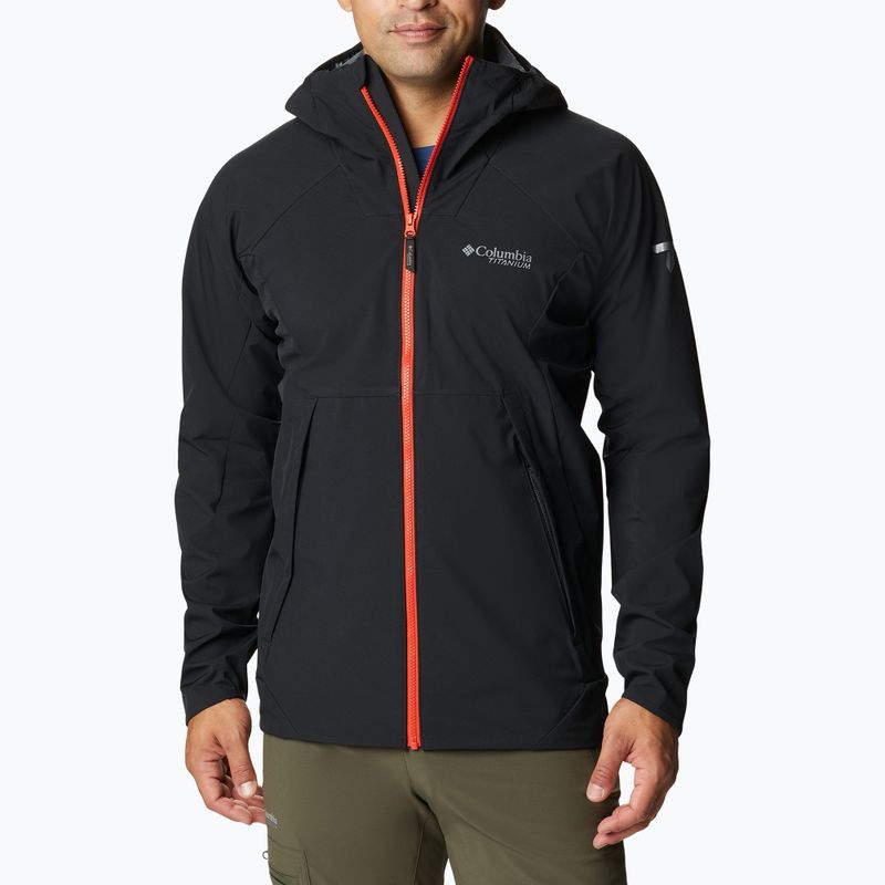 Columbia Platinum Peak férfi softshell kabát fekete 2034431010 6