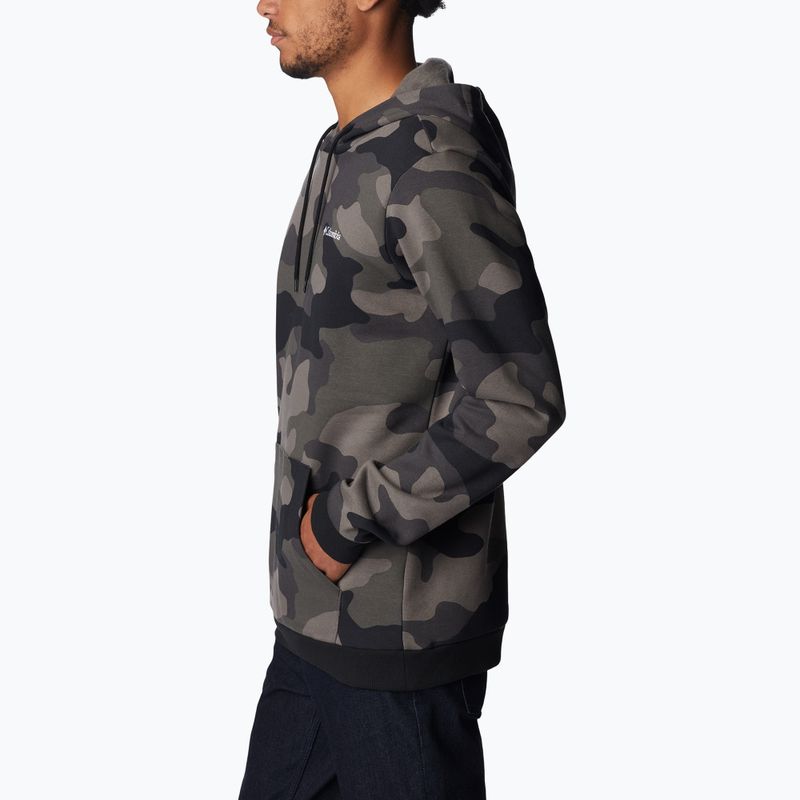 Férfi trekking pulóver Columbia Logo Printed fekete mod camo 1911652016 4
