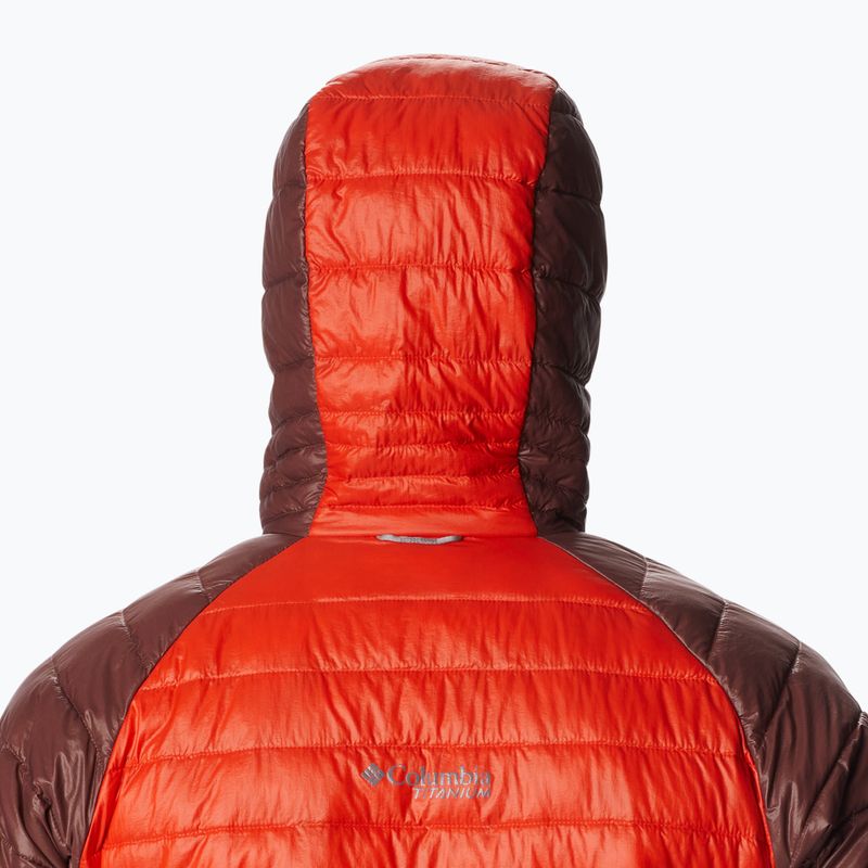Férfi Columbia Platinum Peak kapucnis pehelypaplan dzseki piros 2008611839 7