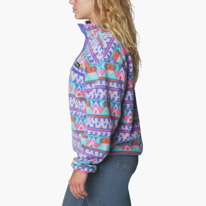 Columbia női Helvetia Cropped Half Snap fleece pulóver lila 2014561 3