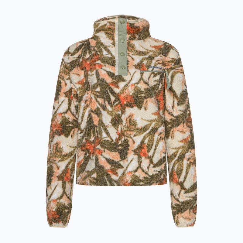 Columbia női Helvetia Cropped Half Snap fleece pulóver kréta virágos 2014561194