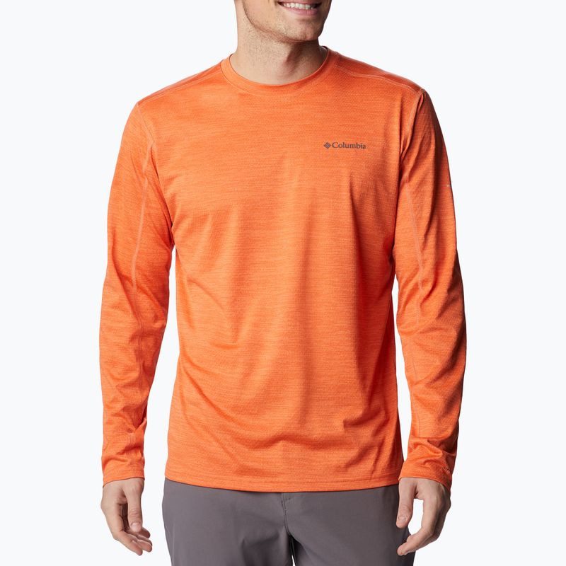Columbia Alpine Chill Zero LS férfi trekking póló narancssárga 1990533