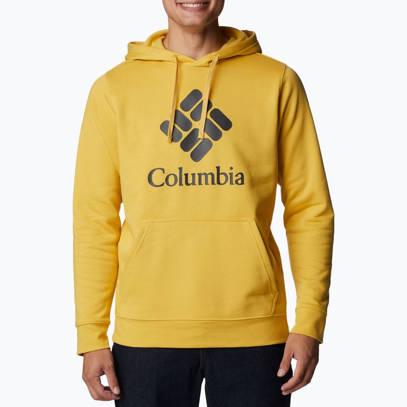 Columbia Trek Hoodie férfi trekking pulóver sárga 1957913
