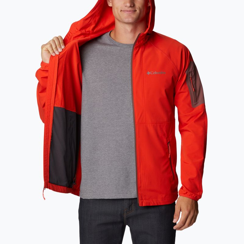 Férfi Columbia Tall Heights kapucnis Softshell dzseki piros 1975591839 11