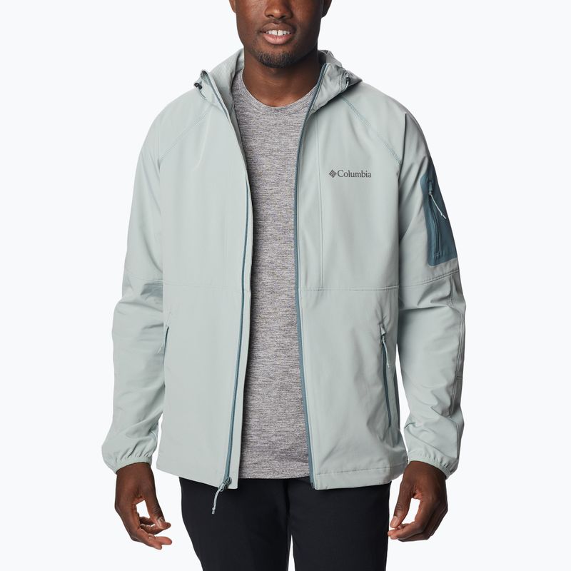 Férfi Columbia Tall Heights kapucnis Softshell dzseki zöld 1975591350