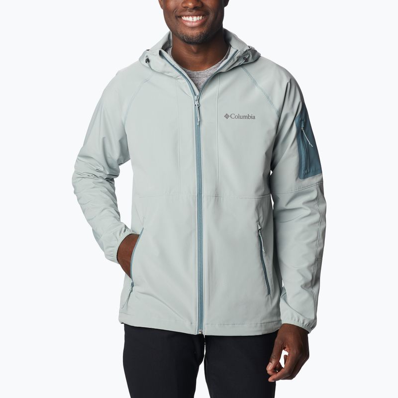 Férfi Columbia Tall Heights kapucnis Softshell dzseki zöld 1975591350 3