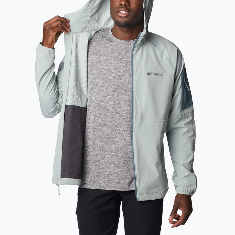 Férfi Columbia Tall Heights kapucnis Softshell dzseki zöld 1975591350 4