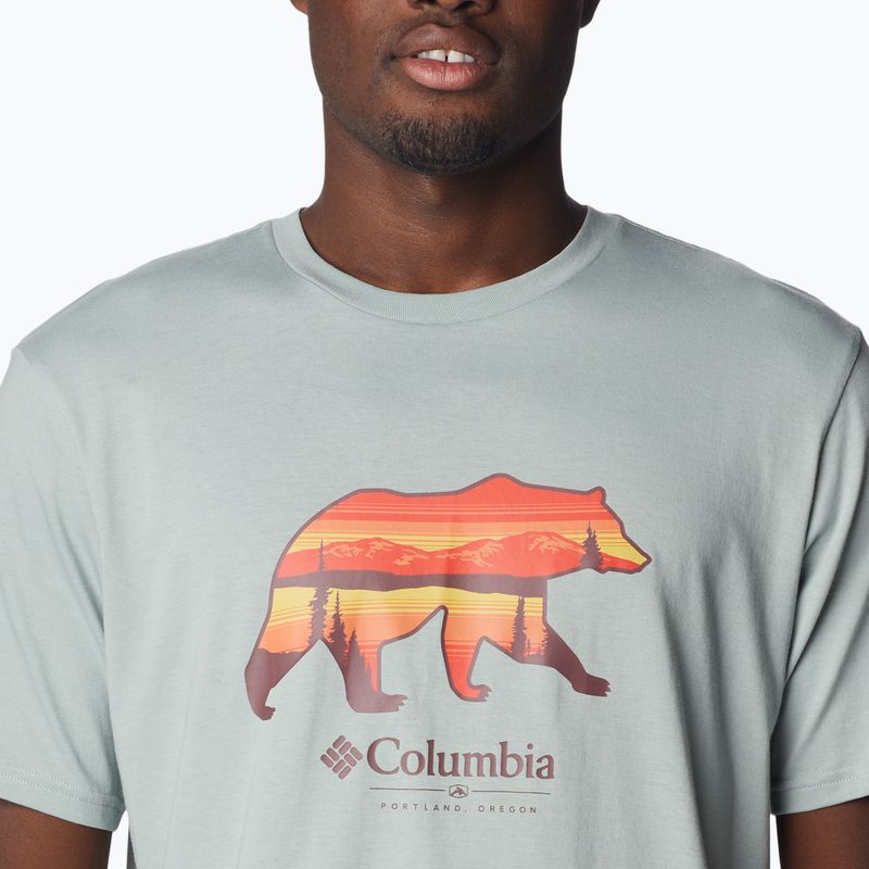 Columbia Rockaway River Graphic férfi trekking ing zöld 2036401 4