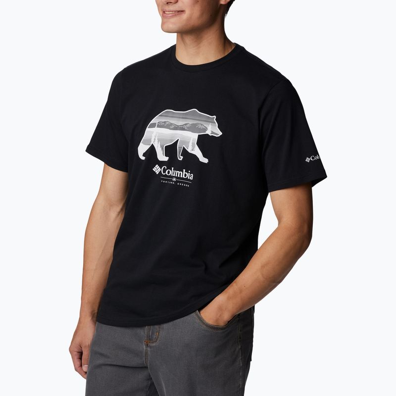 Columbia Rockaway River Graphic férfi trekking ing fekete 2036401 4