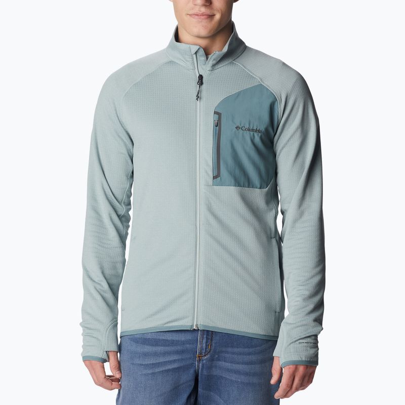Columbia férfi Triple Canyon Full Zip trekking pulóver kék 2031311